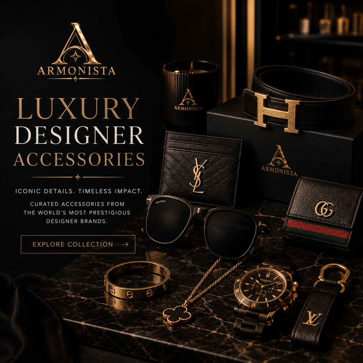 Luxury Designer Accessories | Premium Fashion Essentials