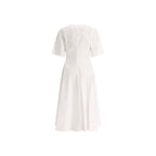 Alaïa White Cotton Casual Dress