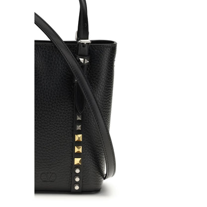 Valentino Garavani Black Calf Leather Bos Taurus Other Accessories